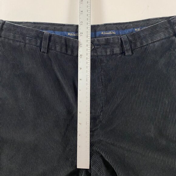 Vintage Brooks Brothers Wide Wale Corduroy Pants Men's 35x30 Actual 34x39 Black - Picture 8 of 11